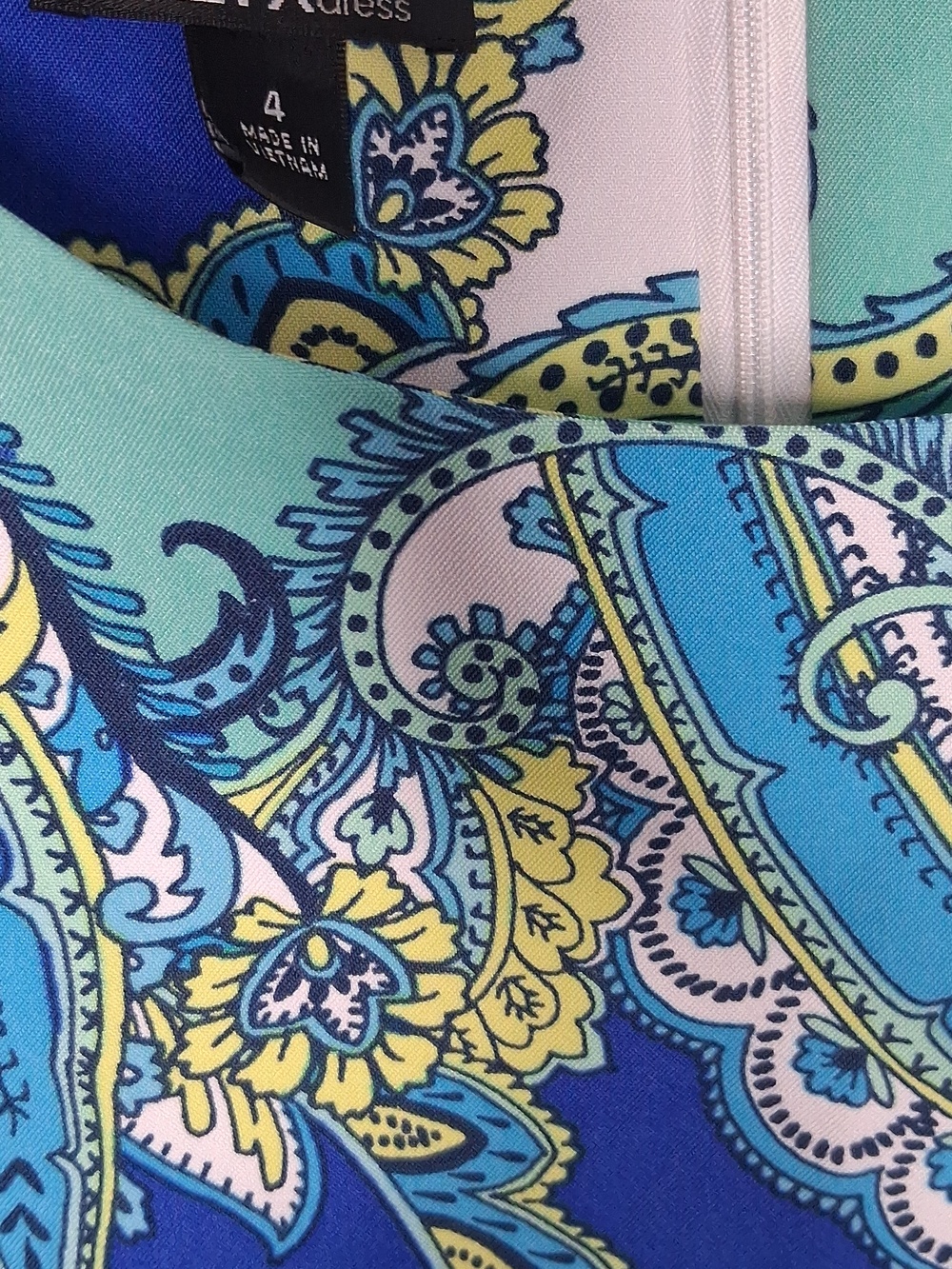 ALYX Sleeveless Paisley Sheath Dress – Size 4 - Picture 4 of 6